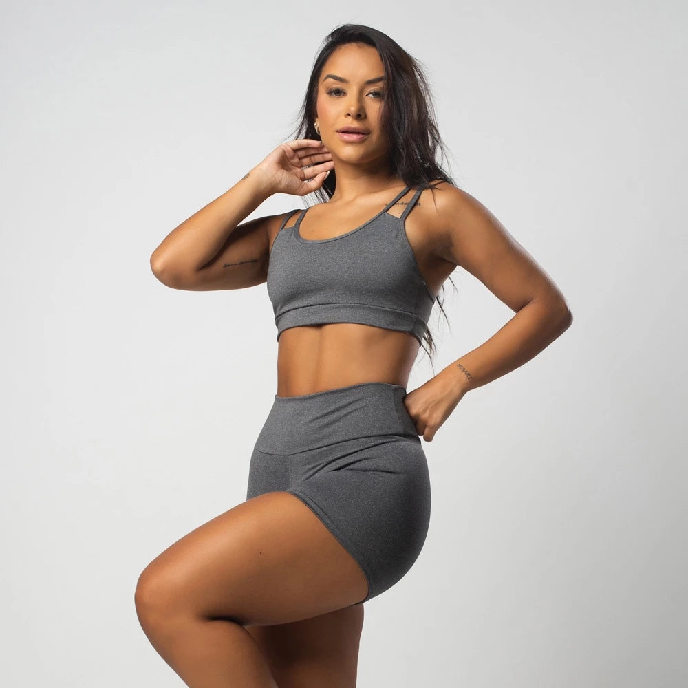 Élitisse Essence - Conjunto Top e Short Fitness