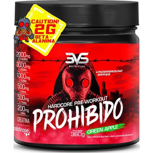 Pré Treino Prohibido 360gr