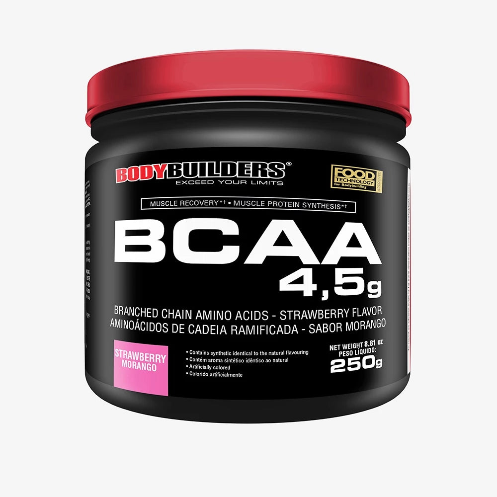 Bcaa 4.5 Powder em Pó 250g -  Aminoácidos de Cadeia Ramificada - Bodybuilders