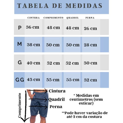 Bermuda Masculina Esporte