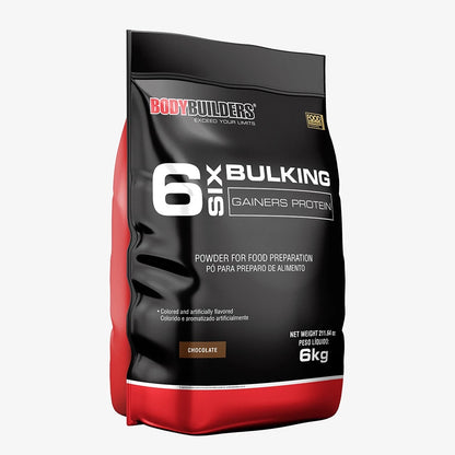 Hipercalórico 6 Six Bulking Gainers Protein 6kg - Aumento de Massa Muscular  – Bodybuilders