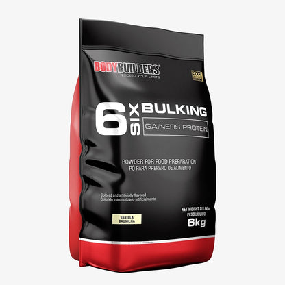 Hipercalórico 6 Six Bulking Gainers Protein 6kg - Aumento de Massa Muscular  – Bodybuilders