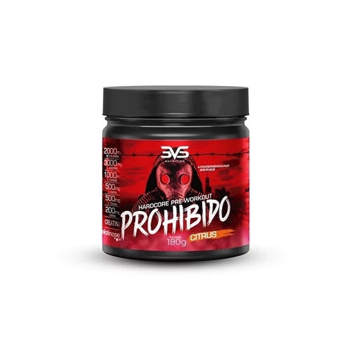 Pré Treino Prohibido Hardcore 180g