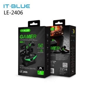 Fone Bluetooth Gamer It-blue Le-2406