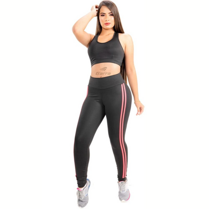 Calça Legging Fitness Cós Alto em Suplex