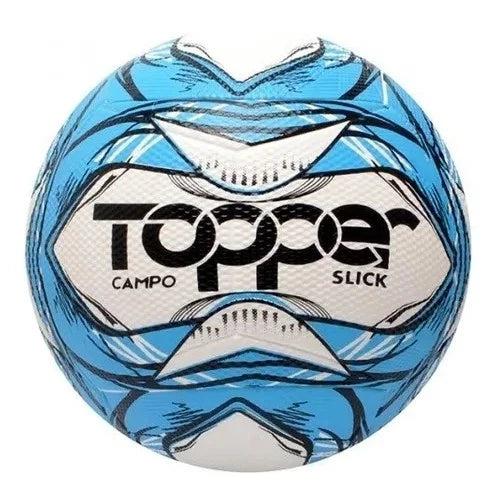 Bola Futebol Campo Oficial Topper Slick Ii + Bomba de ar