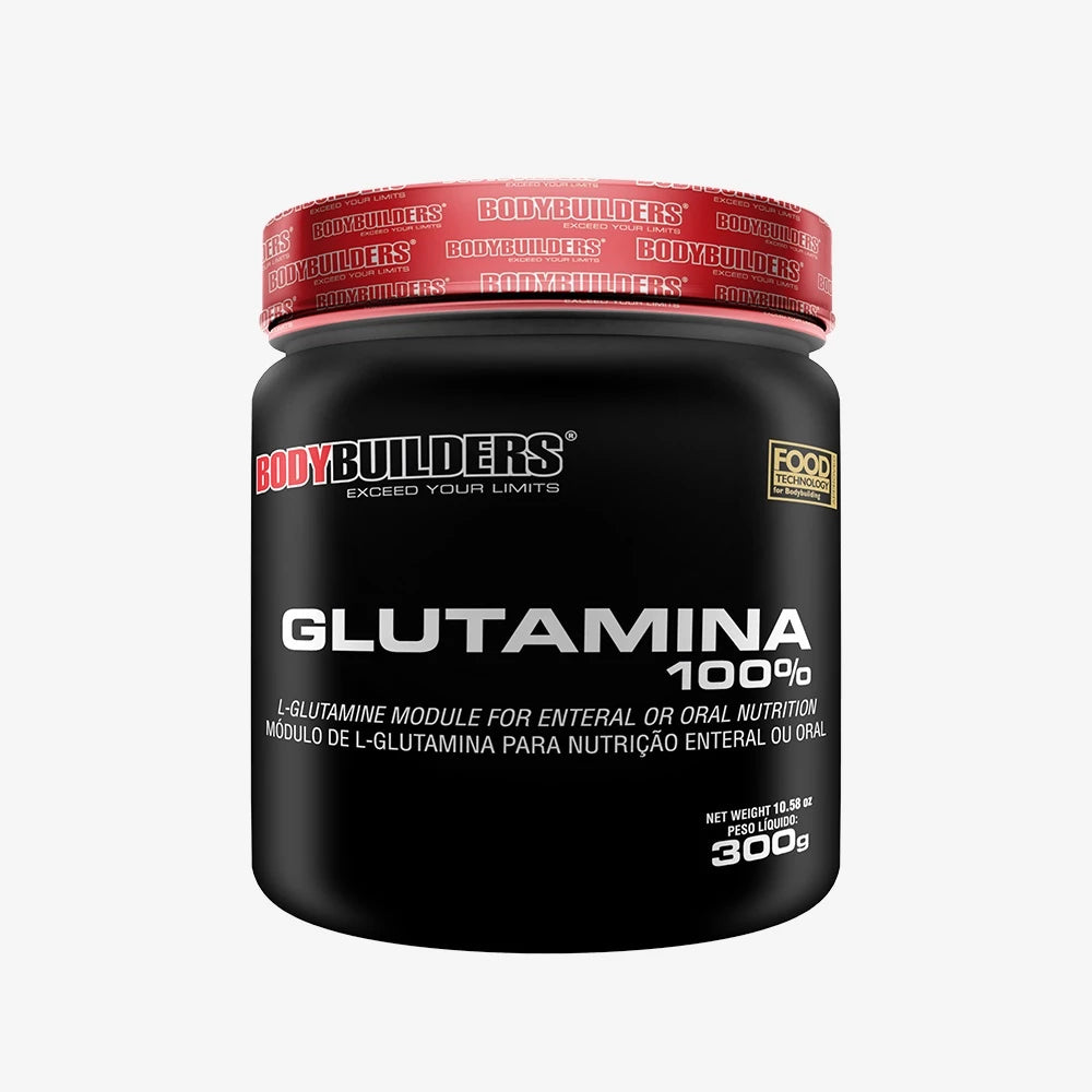 Glutamina 100% Pura 300g - Ganho muscular e desempenho do exercício – Bodybuilders