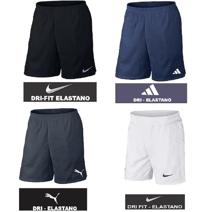 Short Bermuda Dri Fit Elastano Academia Futebol