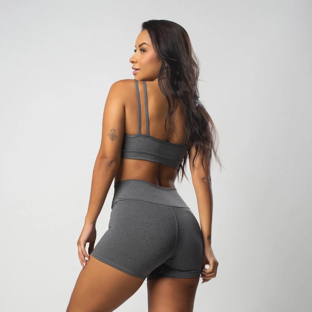 Élitisse Essence - Conjunto Top e Short Fitness