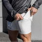 shorts 2 em 1 academia e treino sport fit dry fit