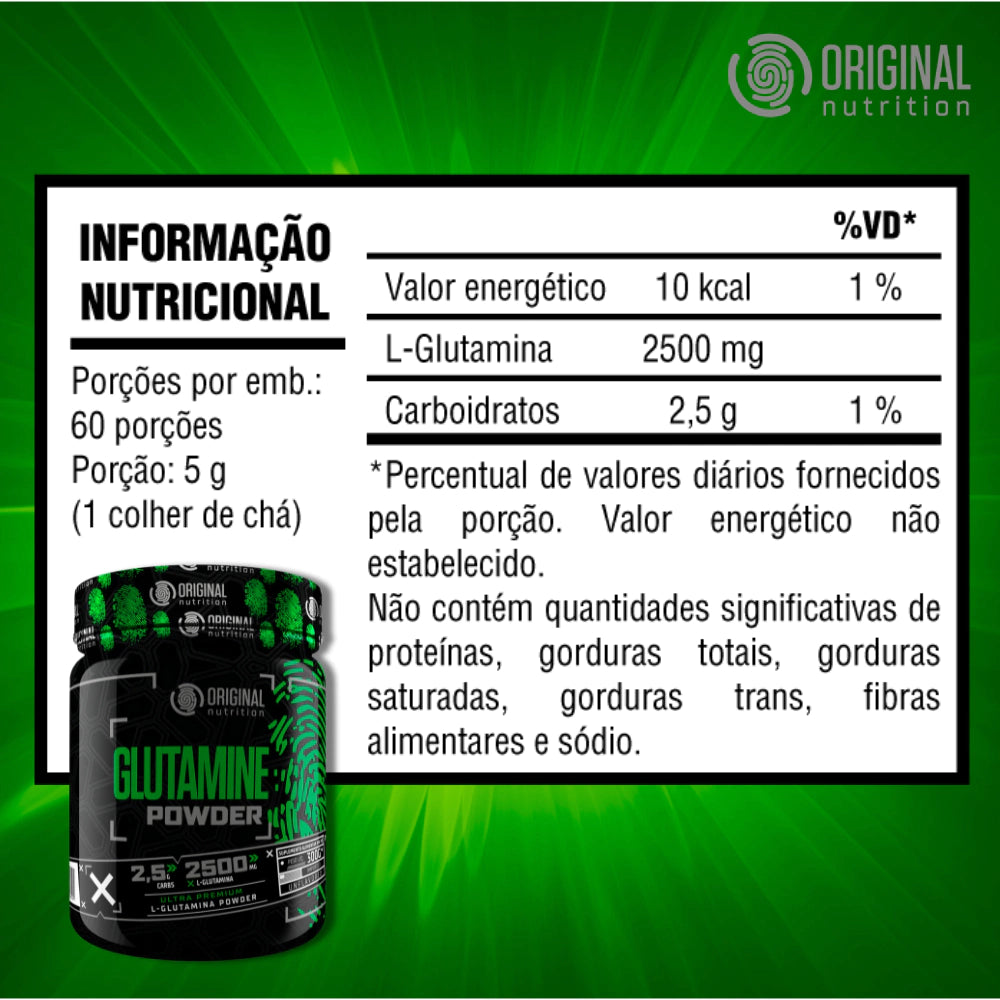 Glutamina Powder 300G - Original Nutrition