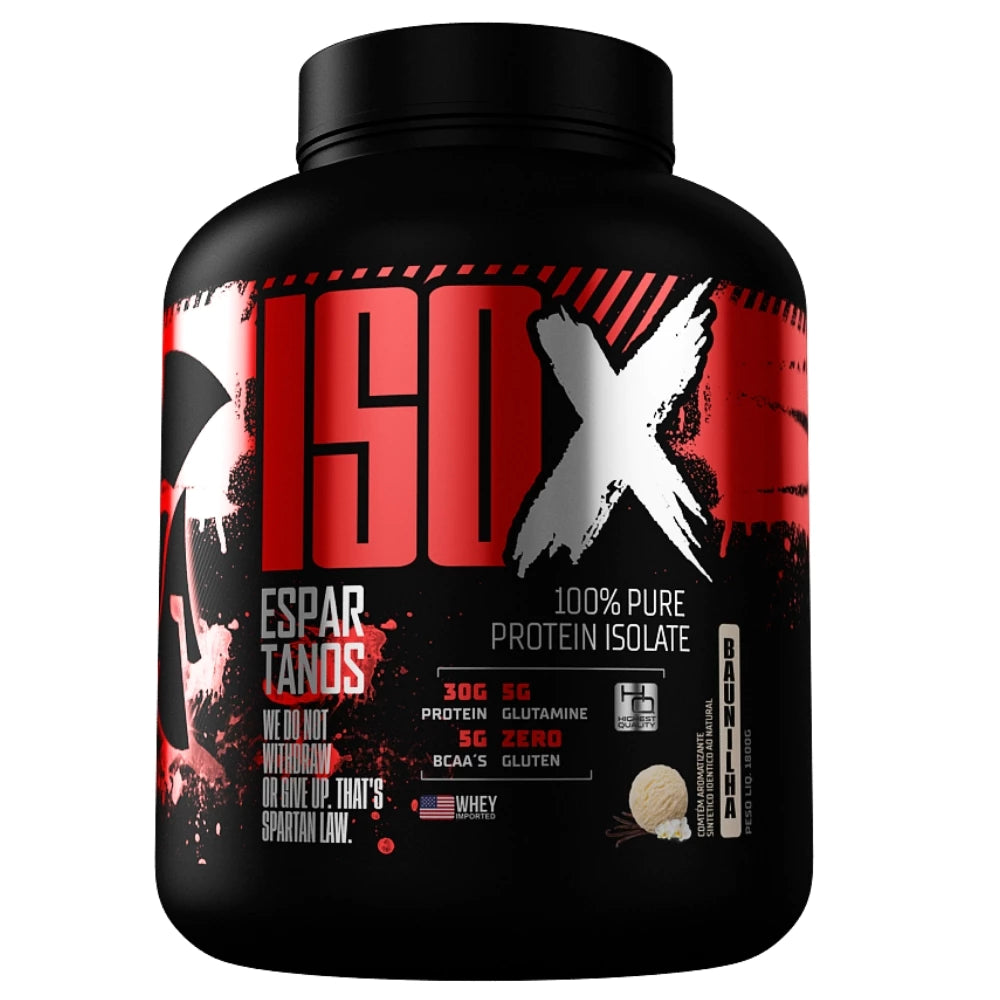 Whey Protein Isolado ISO X 100% Pure Isolate 1800g - Espartanos