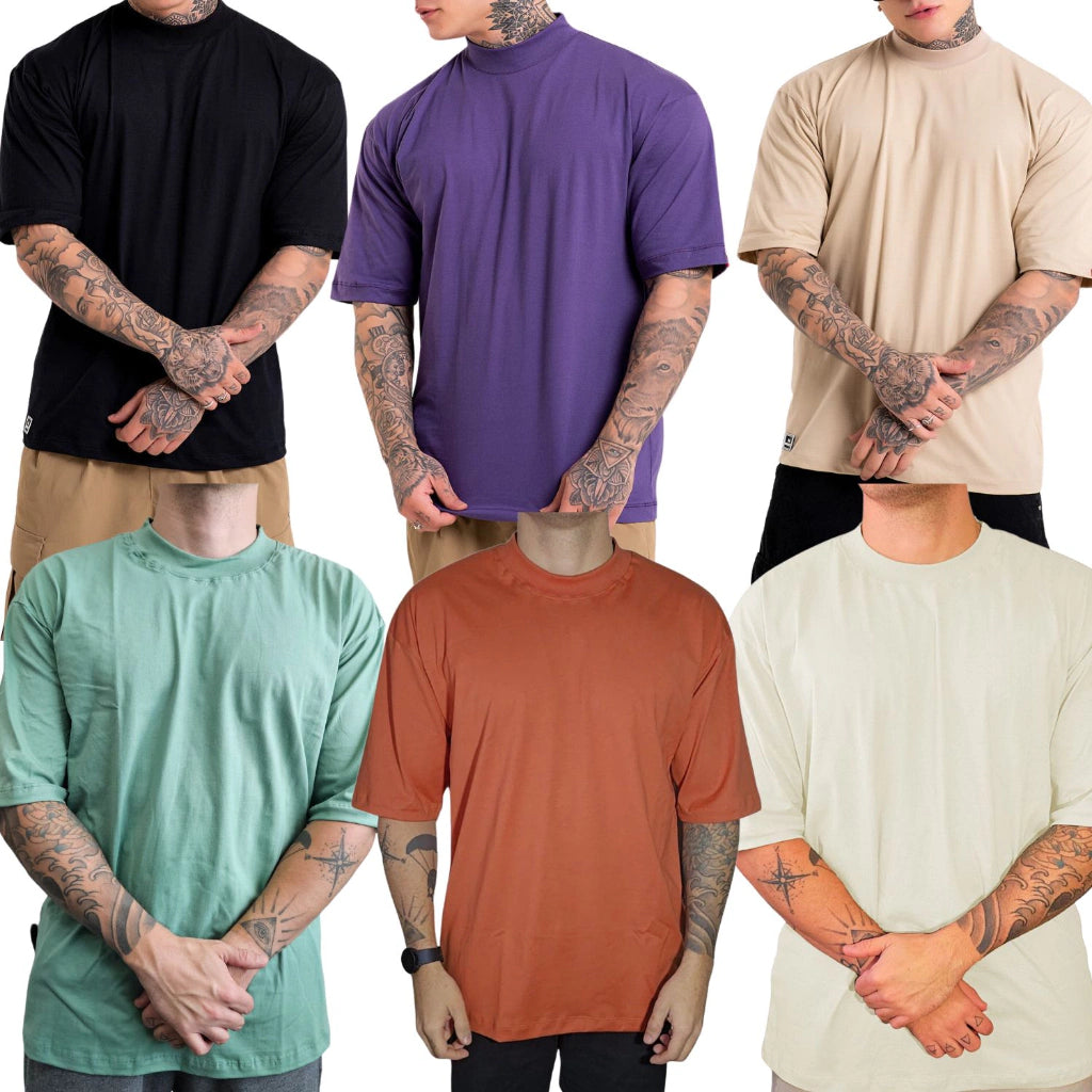 Camiseta Oversized Streetwear 100% Algodão