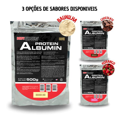 Proteína do Ovo Albumina Protein 500g - Bodybuilders