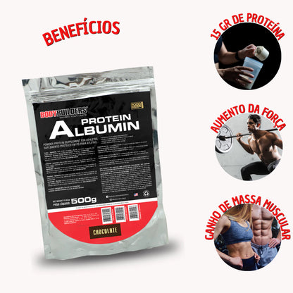 Proteína do Ovo Albumina Protein 500g - Bodybuilders