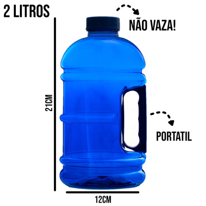 Garrafa de Água 2 Litros com Alça