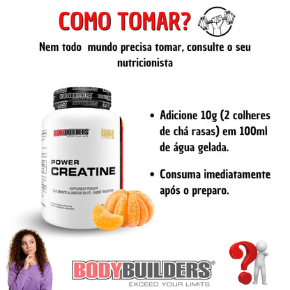 Creatina Power 100g Para Preservação da Massa Muscular Bodybuilders