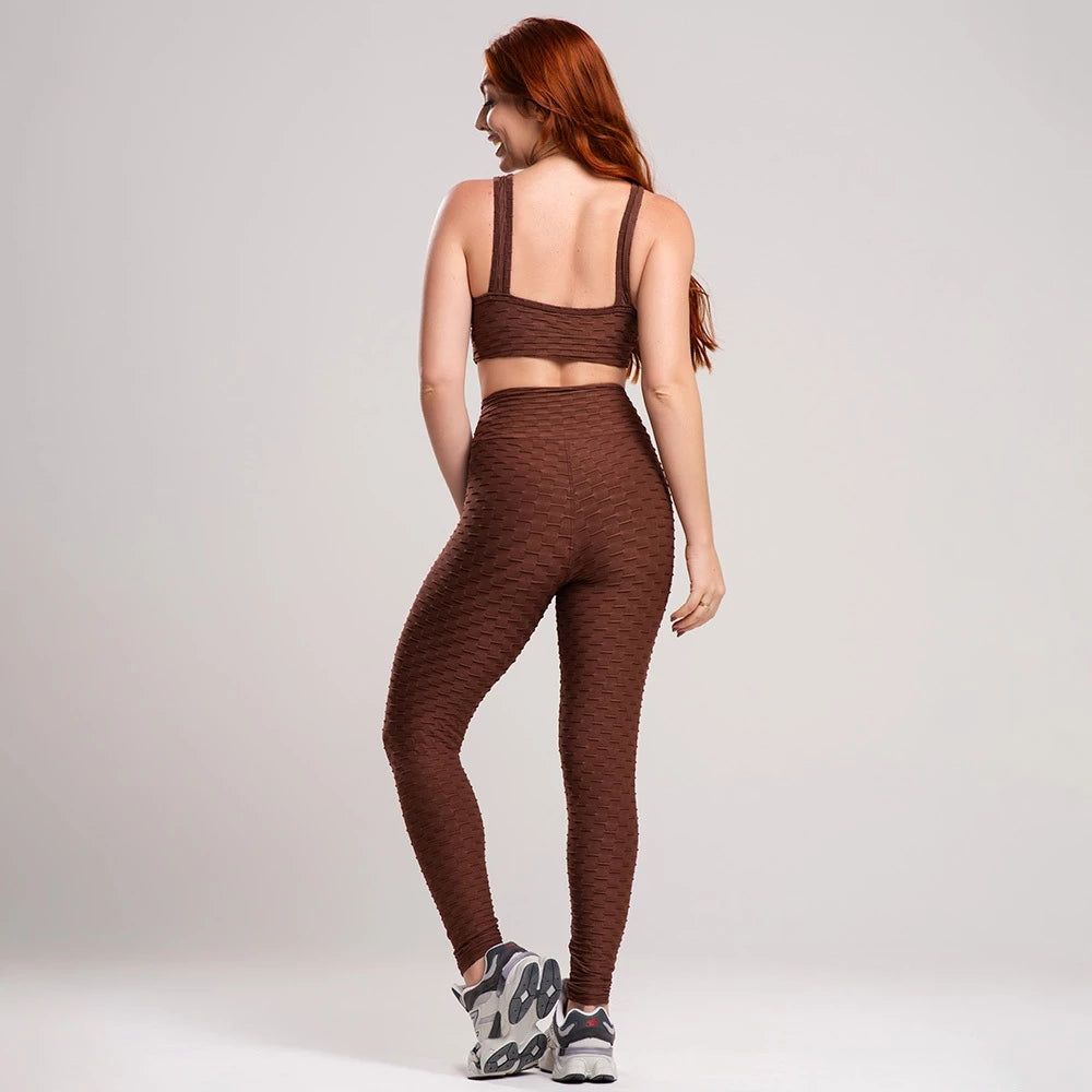 Élitisse Breeze - Legging e Top Tecido Bolha Fitness