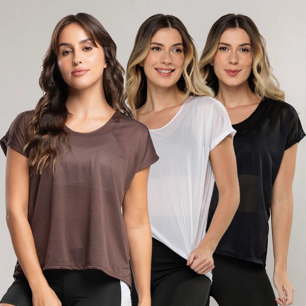Élitisse Air - Kit 3 Blusas Dry Fit Premium