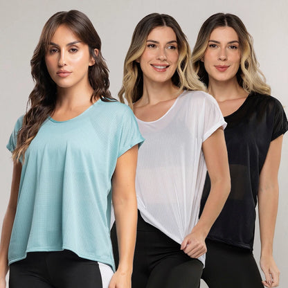 Élitisse Air - Kit 3 Blusas Dry Fit Premium