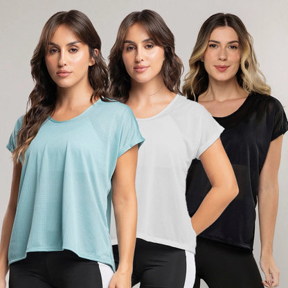 Élitisse Air - Kit 3 Blusas Dry Fit Premium