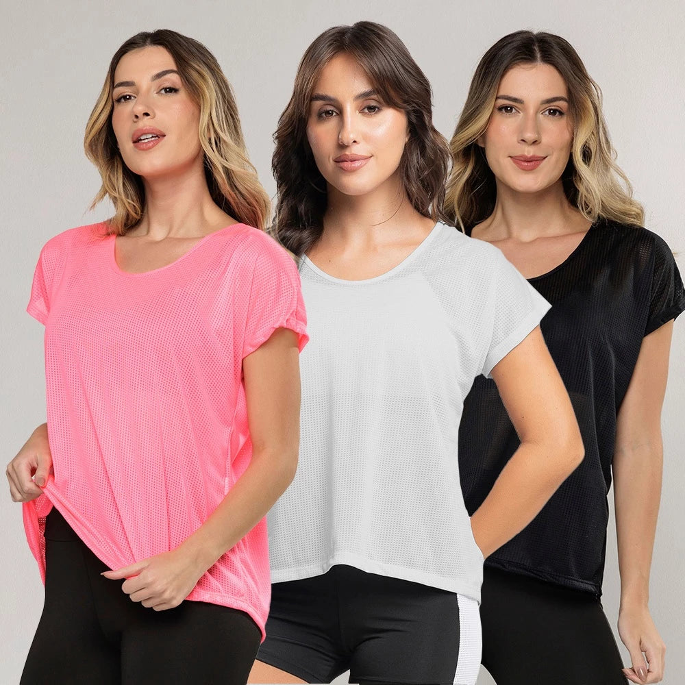 Élitisse Air - Kit 3 Blusas Dry Fit Premium