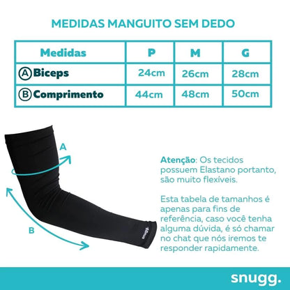 Par Manguito Snugg Proteção Solar UV50+