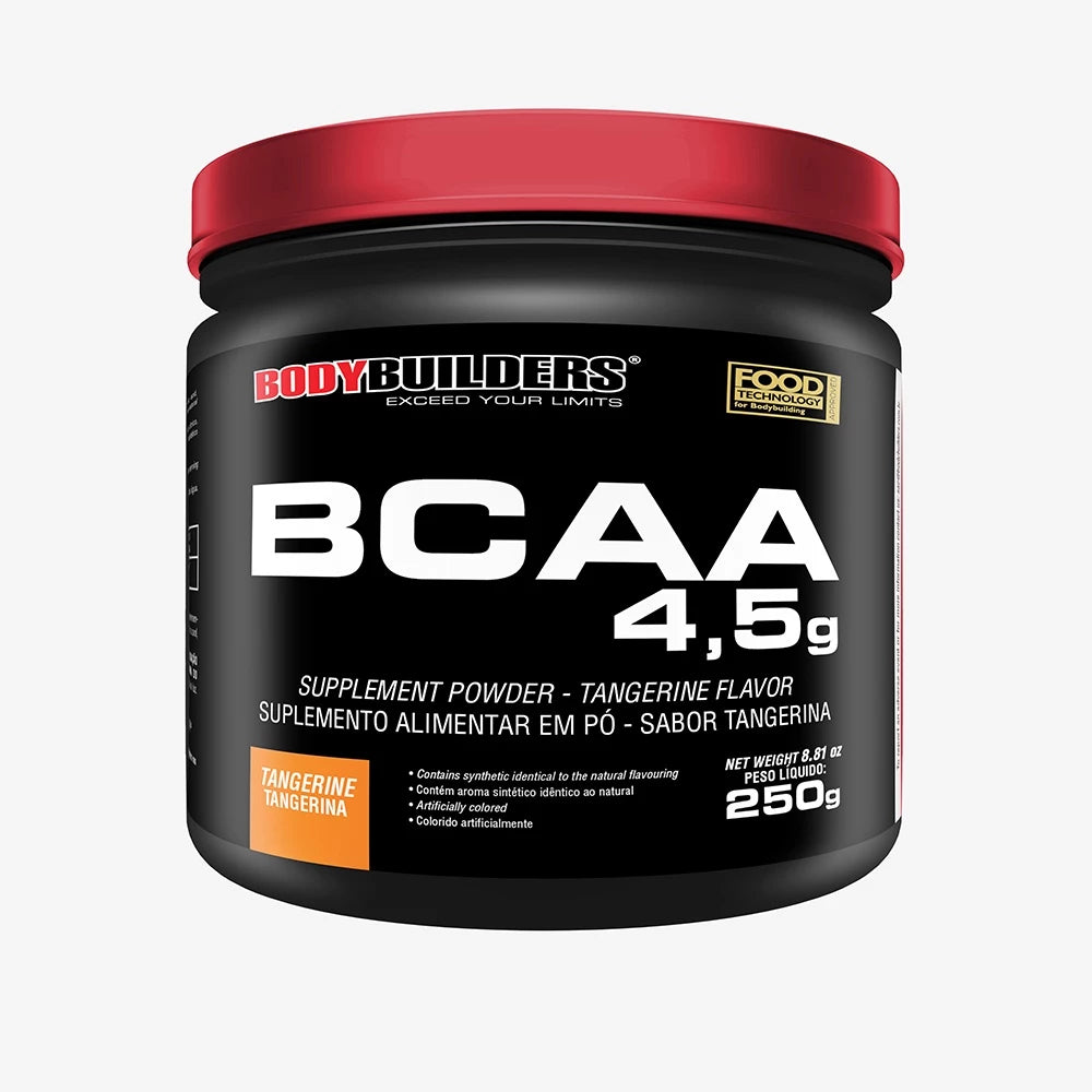 Bcaa 4.5 Powder em Pó 250g -  Aminoácidos de Cadeia Ramificada - Bodybuilders