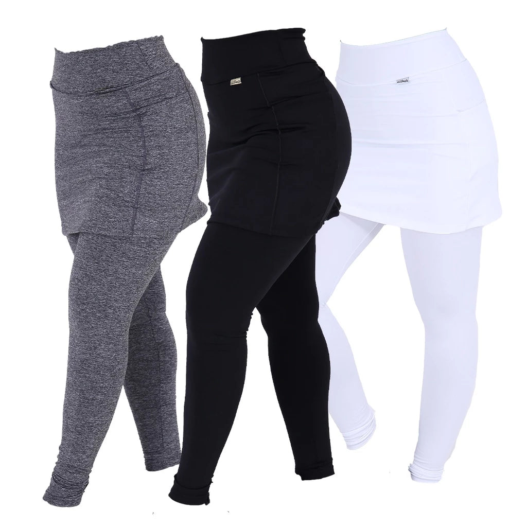 Kit com 3 Legging Saia