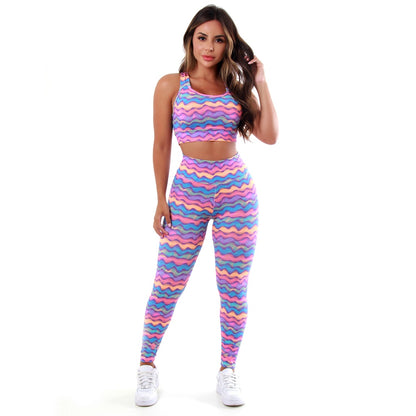 Conjunto Calça Legging E Top Fitness